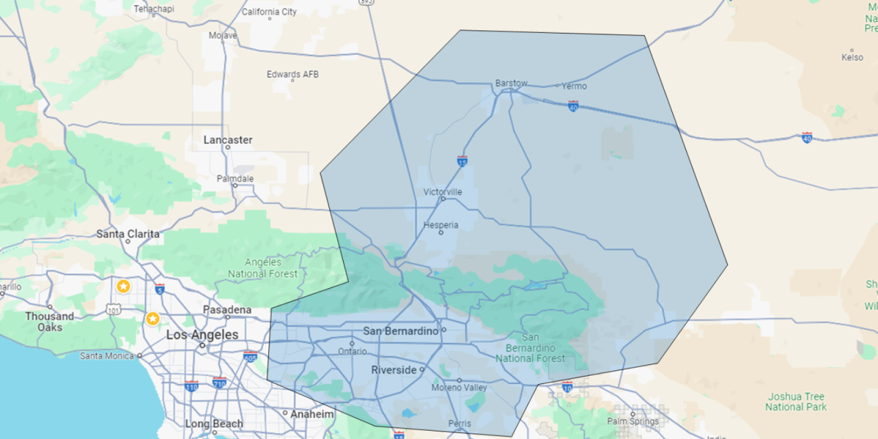 AREAS OF SERVICE